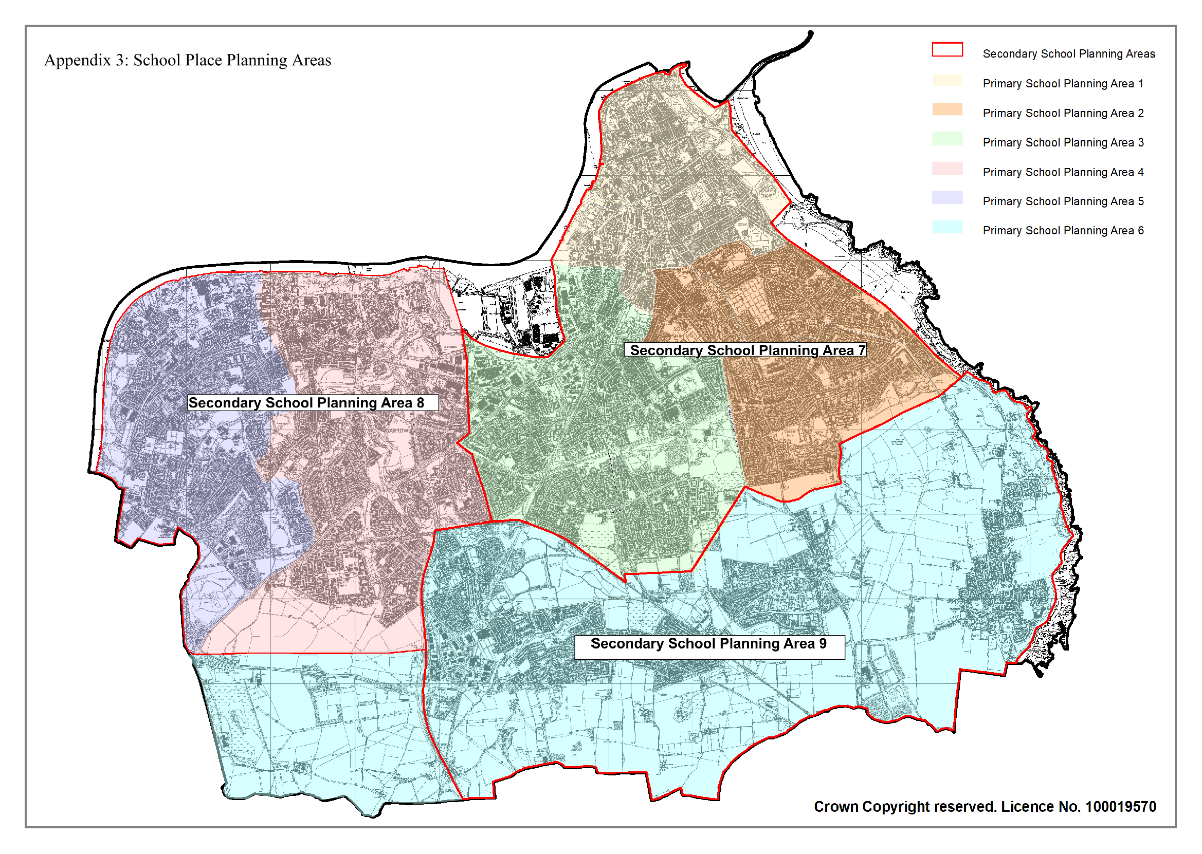 School Place Planning Areas