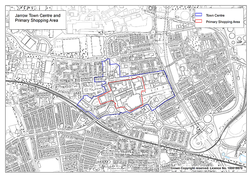 Jarrow Town Centre and Primary Shopping Area