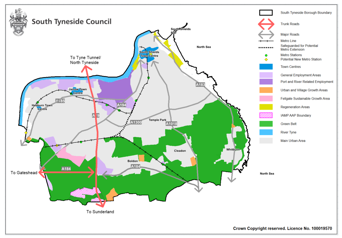 Map 1 Key Diagram