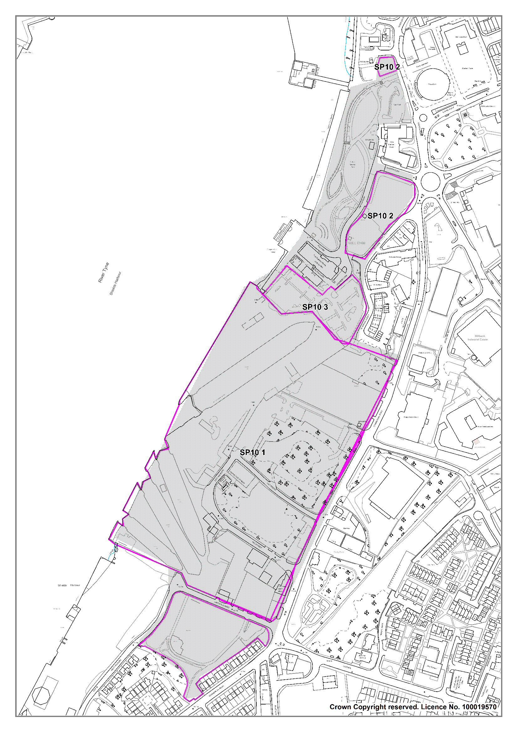 Map 10 South Shields Riverside Regeneration Area