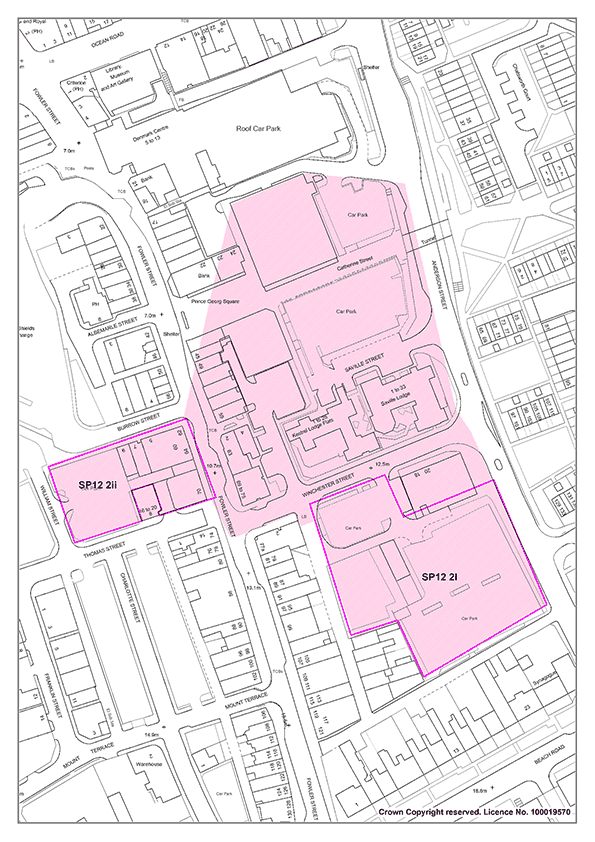 Map 12 Fowler Street Improvement Area