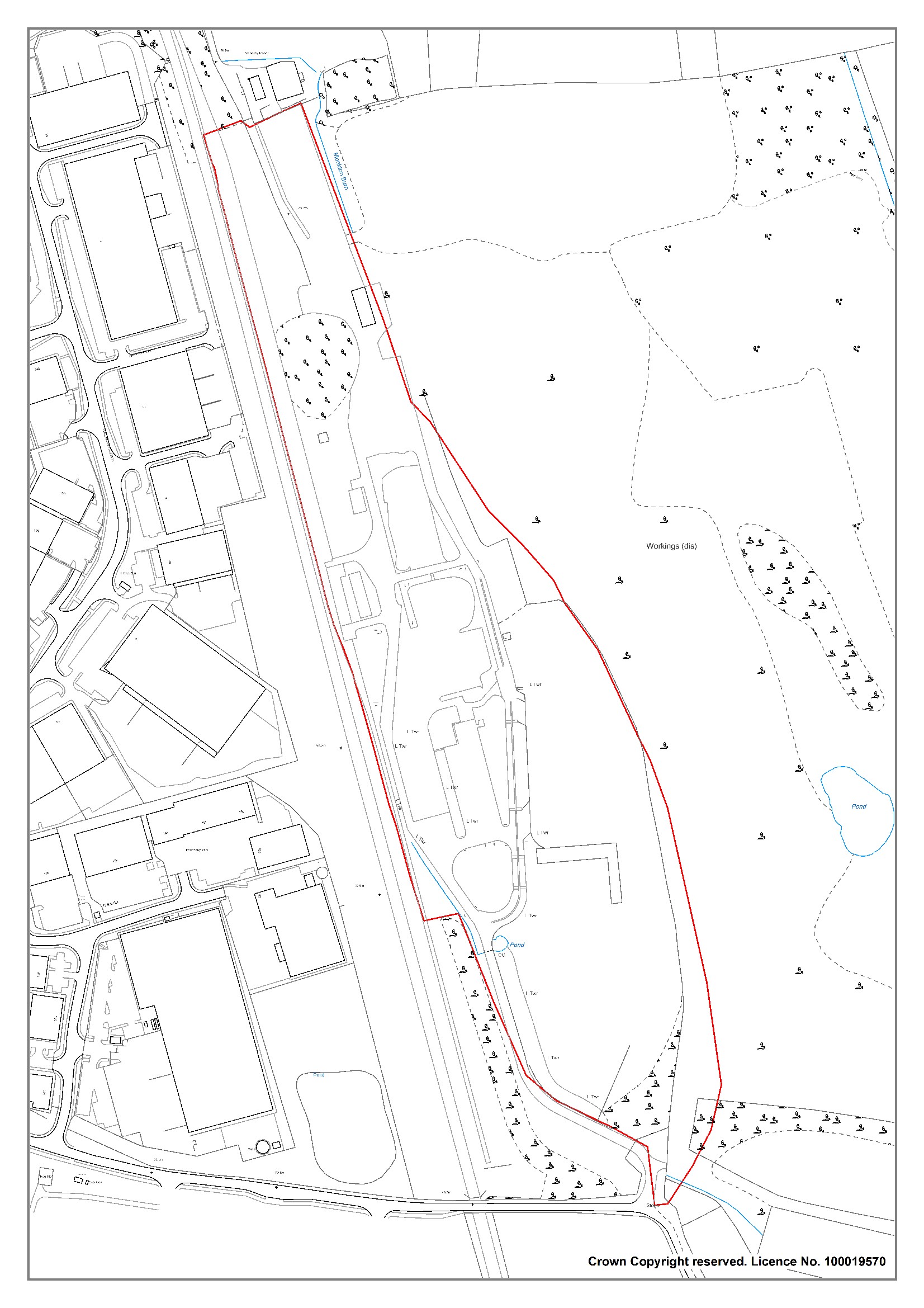 Map 15 Wardley Colliery