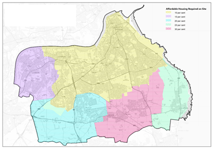 Map 22 Affordable Housing Areas
