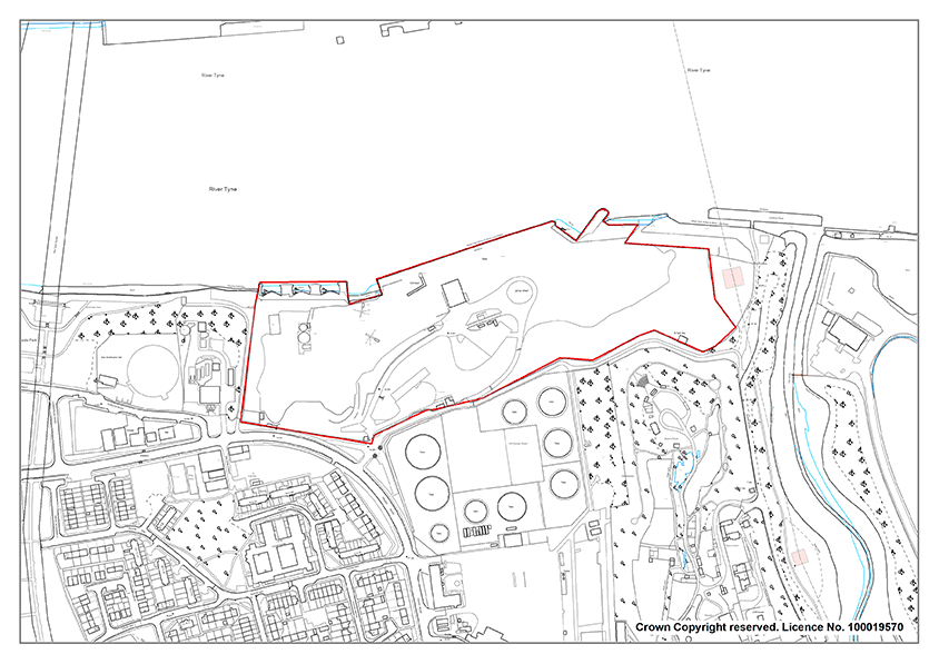 Map 25 Land at CEMEX Jarrow Aggregates Wharf