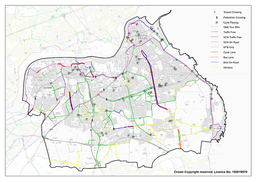 Map 32 Strategic Cross Boundary Cycling Routes