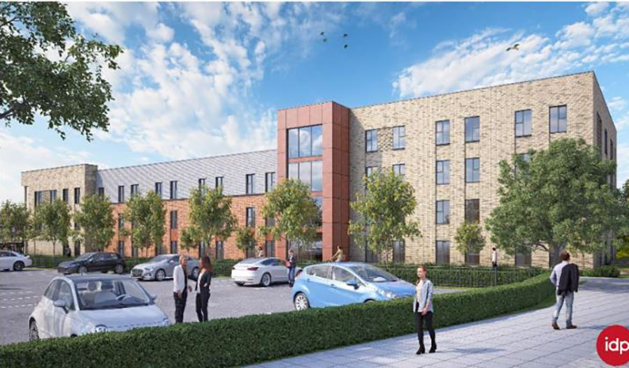 CGI of student accomodation