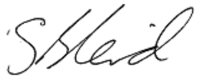 Stuart Reid Signature