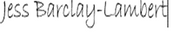 Jess Barclay Lambert signature