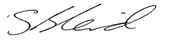 Stuart Reid signature