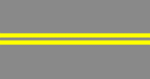 Double yellow lines