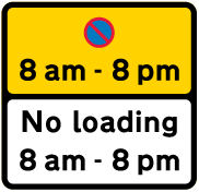 Hours of control sign