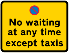 Taxi stand sign