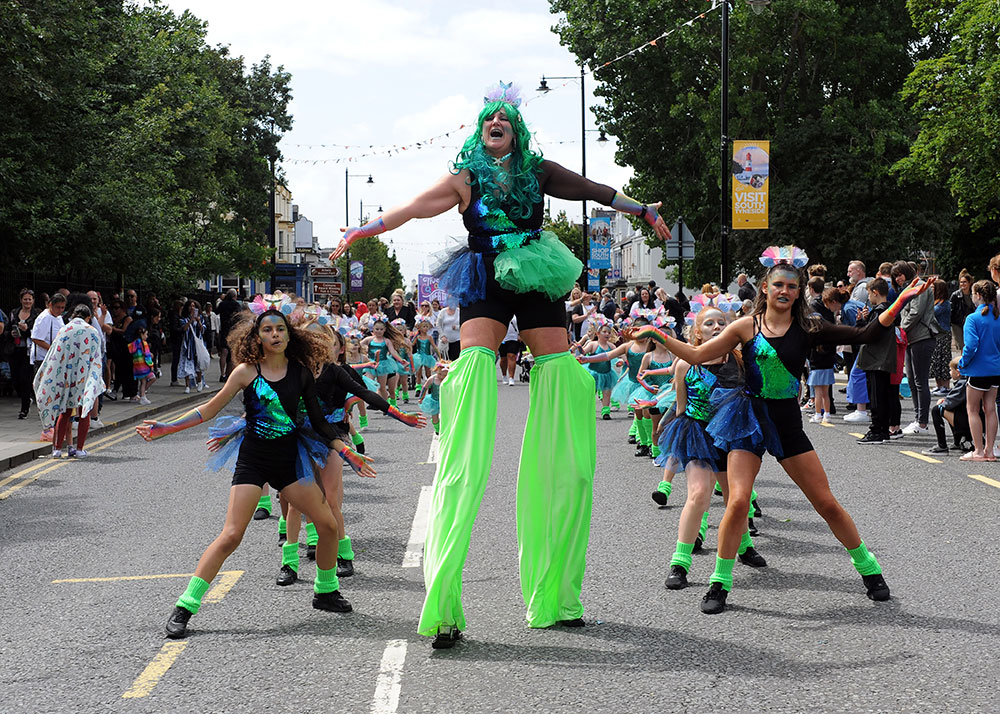 Groups performing as part of the 2023 Summer Parade