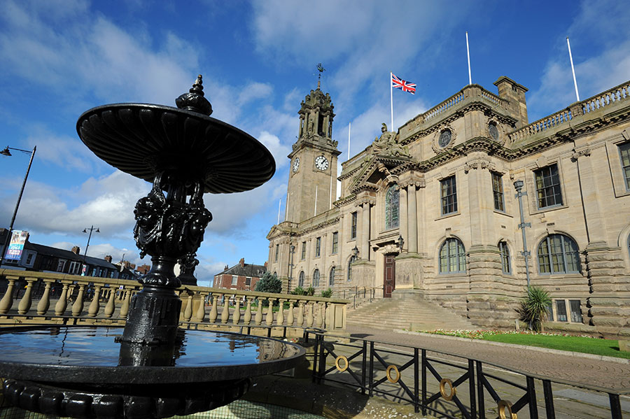 A image of the south shields town hall