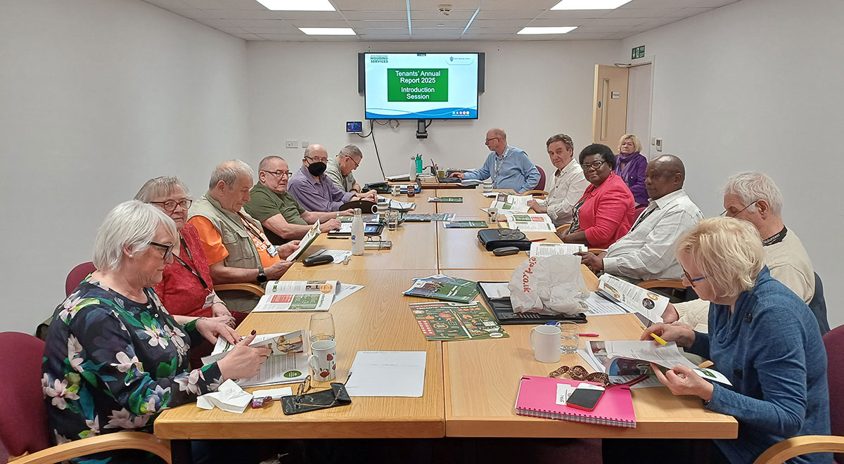 A tenant's panel meeting