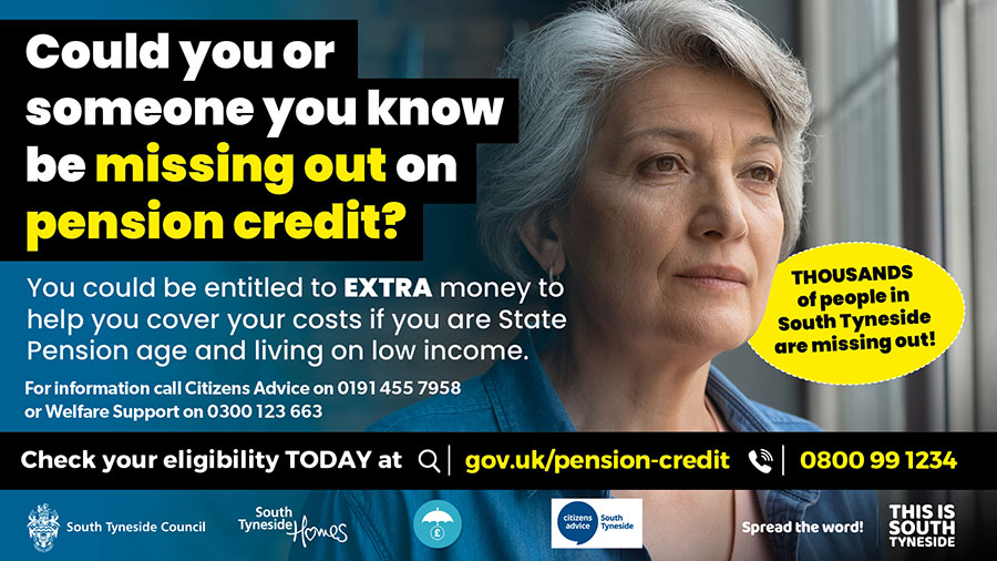 Example of signposting for pension credit